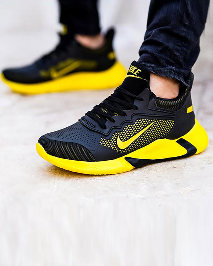 قیمت و خرید آنلاین کفش مردانه nike مدل adrian (مشکی زرد)
