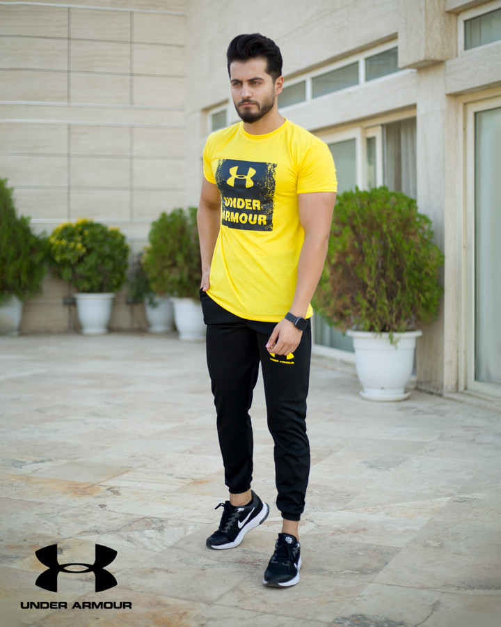 قیمت و خرید آنلاین ست تیشرت و شلوار مردانه UNDER ARMOUR (زرد)