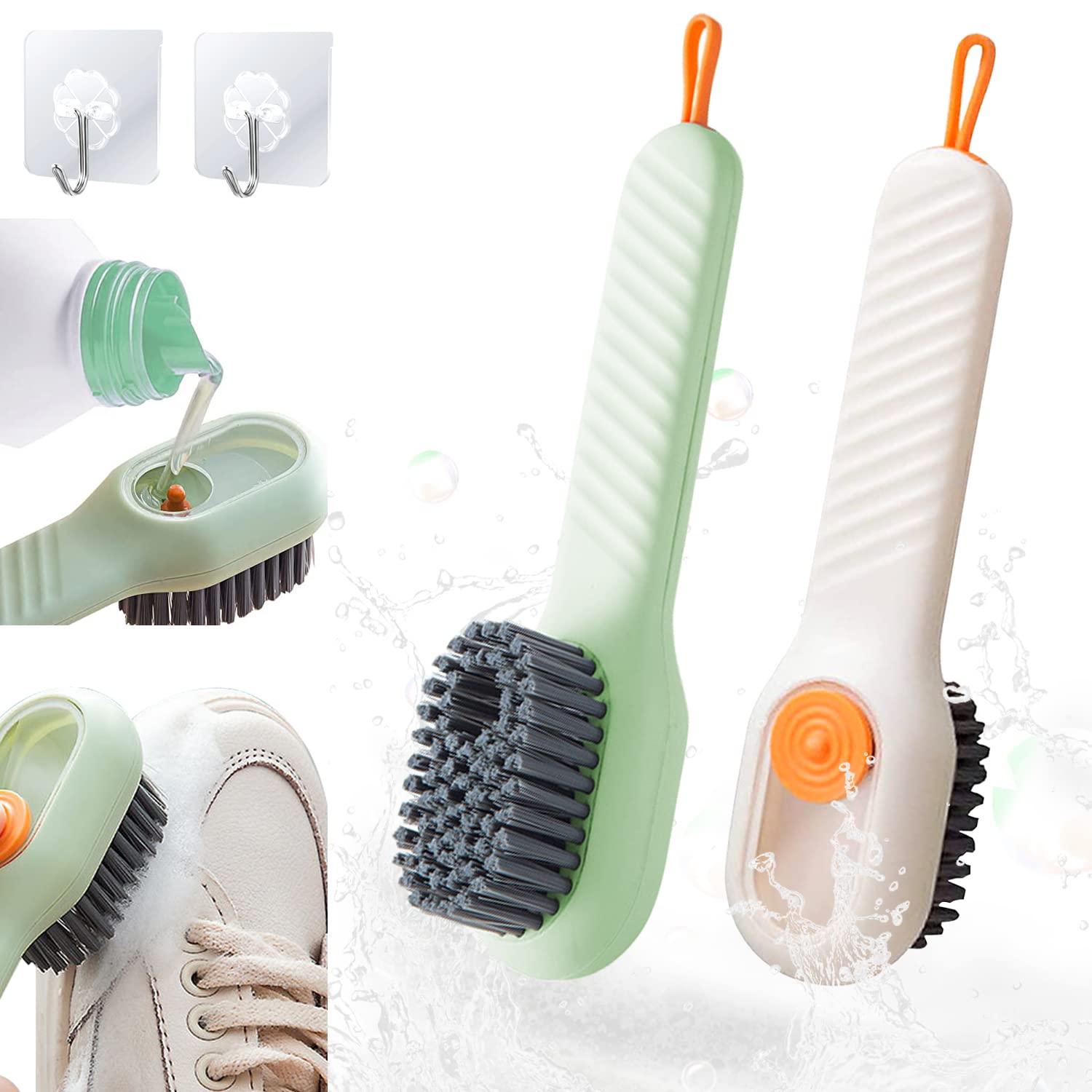 قیمت و خرید آنلاین فرچه شستشو مخزن دار دسته دار shoe brush